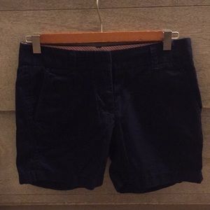 Navy blue J Crew shorts